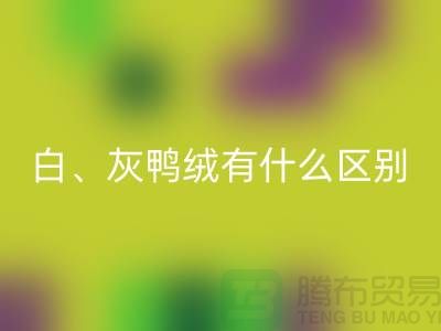 白鹅绒、灰鹅绒、白鸭绒、灰鸭绒有什么区别-库存羽绒AK官方网页版公司