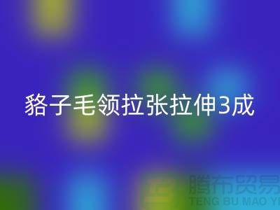 貉子毛领的皮张拉伸3成,痕迹客户也看不出来-AK官方网页版毛领厂家