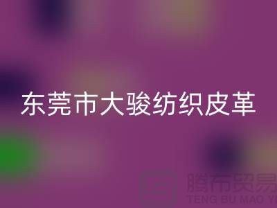 东莞市大骏纺织皮革有限公司(纺织皮革厂家)