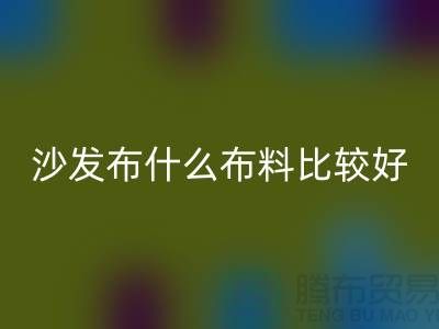 沙发布什么布料比较好_什么布料的沙发比较好_沙发面料知识