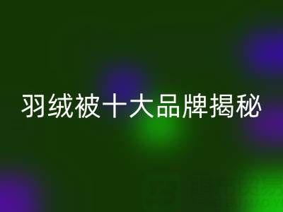 羽绒被十大品牌揭秘与普白鸭绒AK官方网页版的行业密码